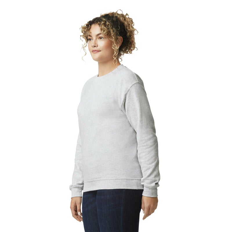 Gildan Adult Fleece Crewneck Sweatshirt, Style G18000, Multipack, Ash Grey (1-Pack), 2X-Large - Image 2